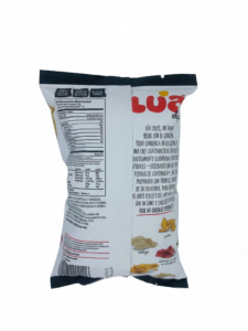 Lua Chips de 38 Gramos Vista Trasera